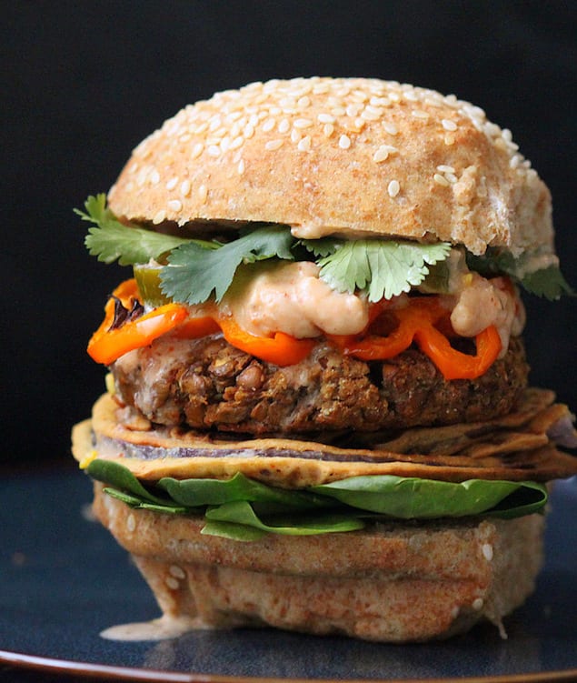 Lentil-cauliflower-burger-Sweet-potato-bake-120