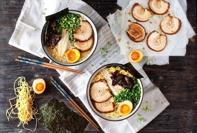 TONKOTSU RAMEN WITH PORK BELLY