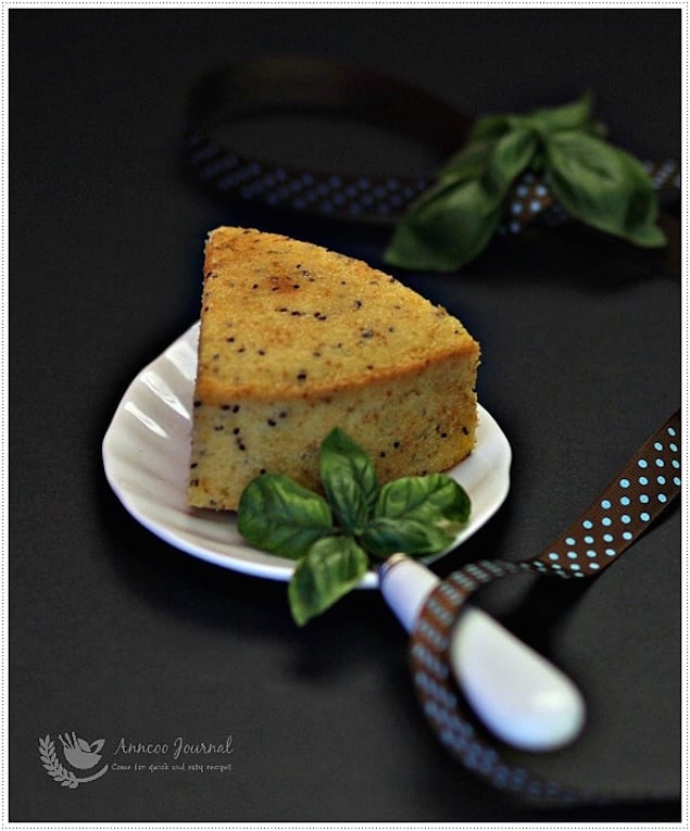 almond butter cake with chia seeds 033