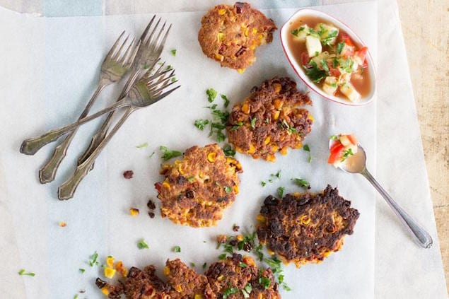 Thai Inspired Corn Fritters