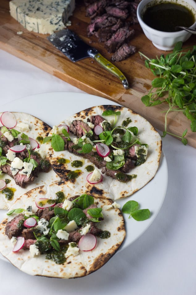 Balsamic-Skirt-Steak-Tacos-with-Blue-Cheese-and-Chimichurri-5