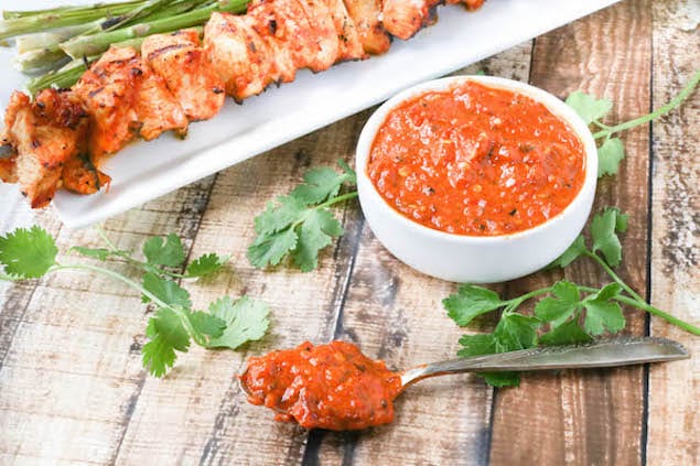 Grilled-Harissa-Chicken-Skewers-with-Yogurt-Dipping-Sauce-51