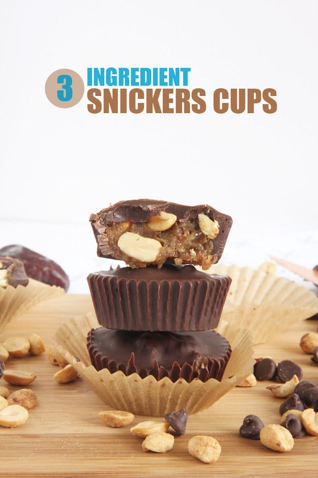 Three-Ingredient-Snickers-Cups
