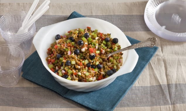 blueberry-farro-salad