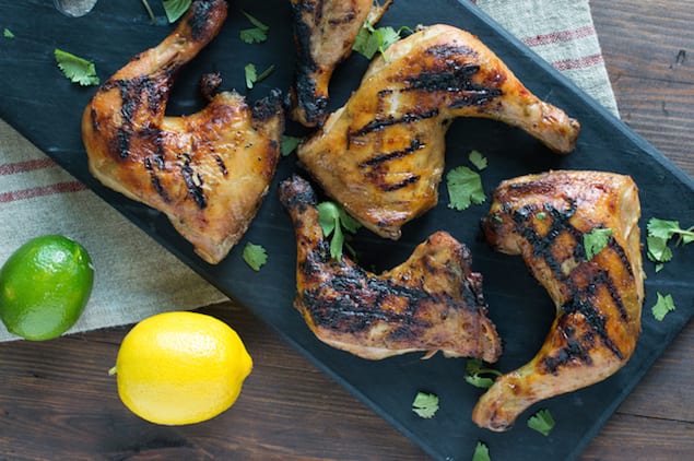 Delights of Dijon — Grilled Chicken with Lemon-Harissa Mustard Marinade