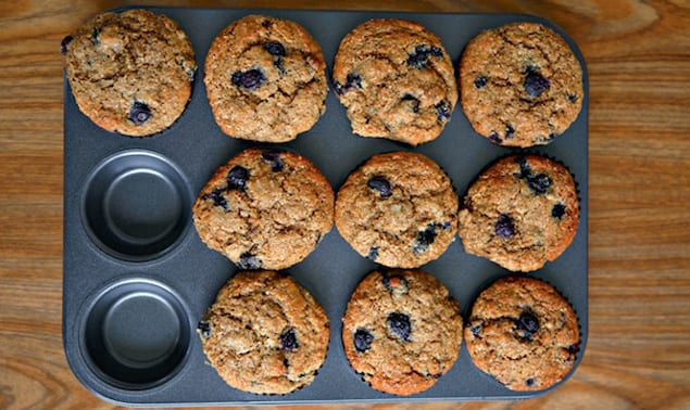 whole-wheat-blueberry-muffins