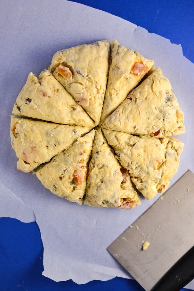 Castello Summer of Blue — Apricot and Blue Cheese Scones