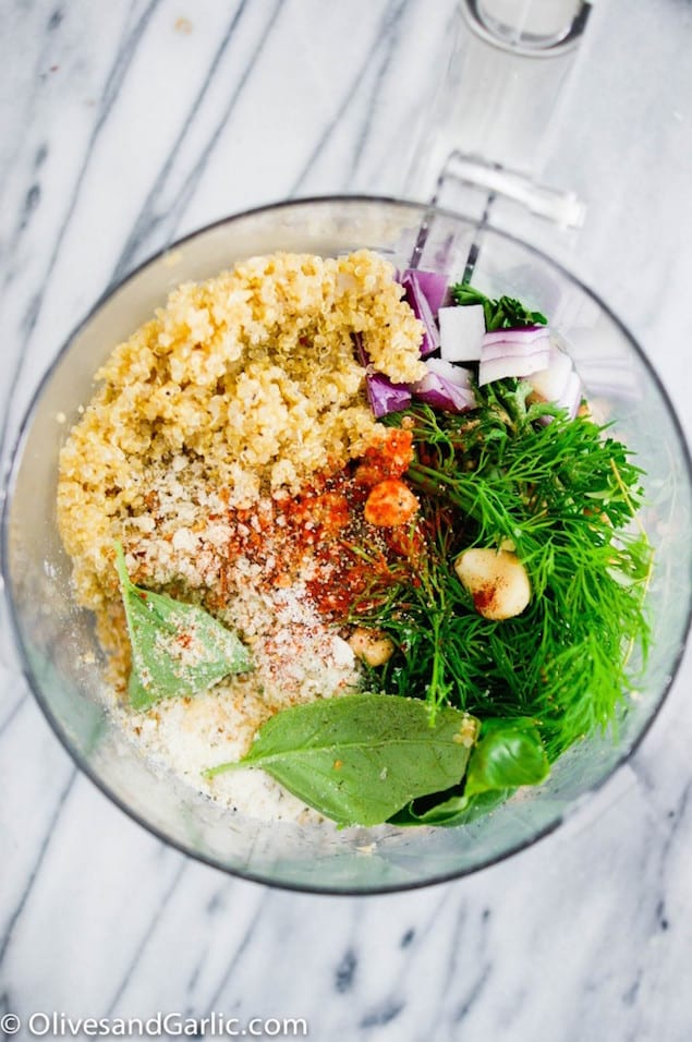 Zucchini Veggie Burgers with Quinoa