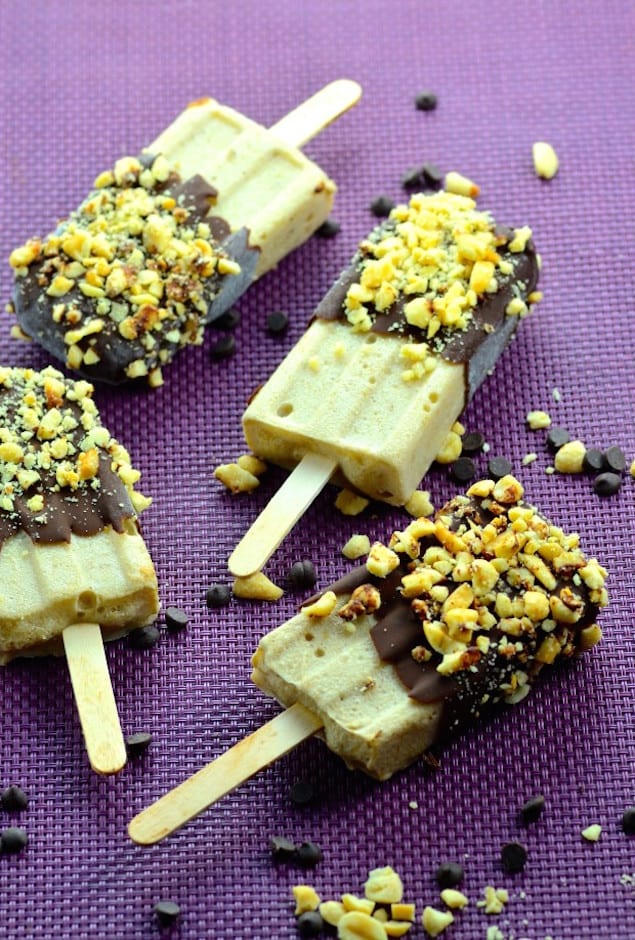 Chocolate-Dipped Banana Paletas