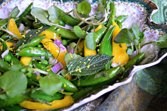 Mango, Mint, and Pea Salad