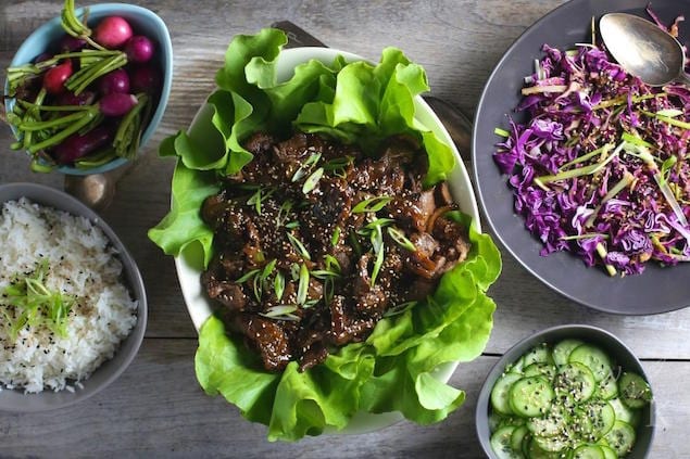 Korean Bulgogi Lettuce Wraps