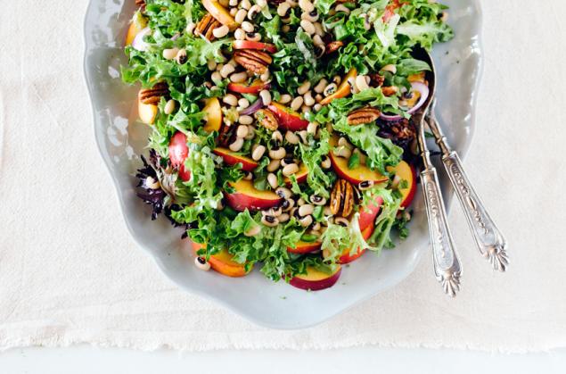 Peaches and Black-Eyed Pea Salad