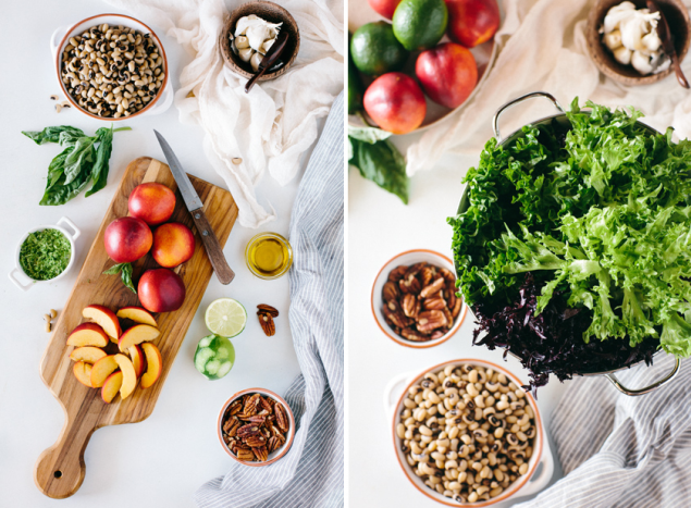 Peaches and Black-Eyed Pea Salad