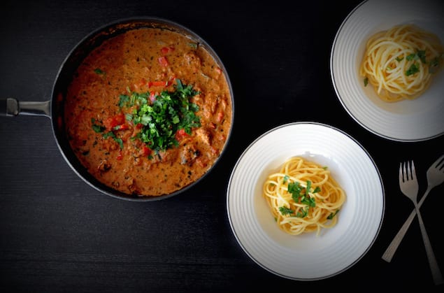 Butter Chicken Pasta