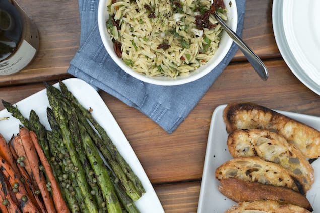 Grill Like an Italian with Colavita: Italian-Style Grilled Veggies and Orzo