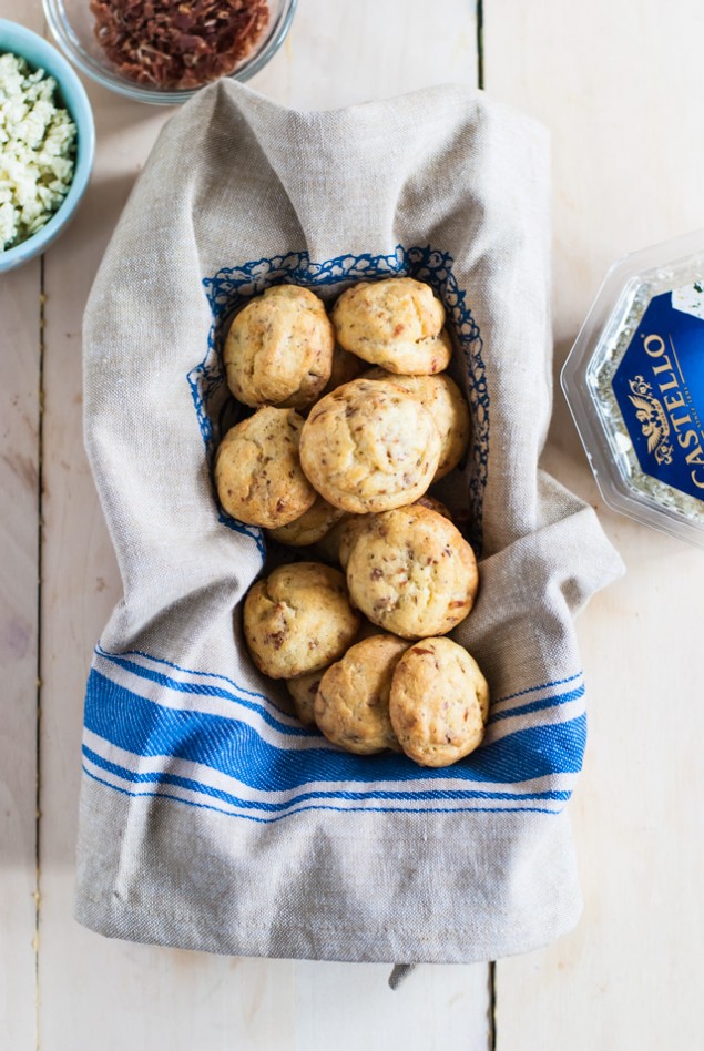 Castello Summer of Blue — Blue Cheese and Pancetta Gougères