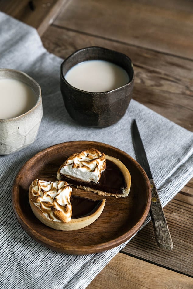 S'More Chocolate Tarts