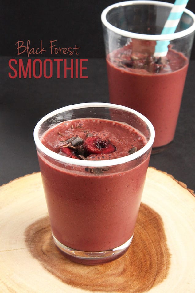 Cherry and Chocolate Black Forest Smoothie