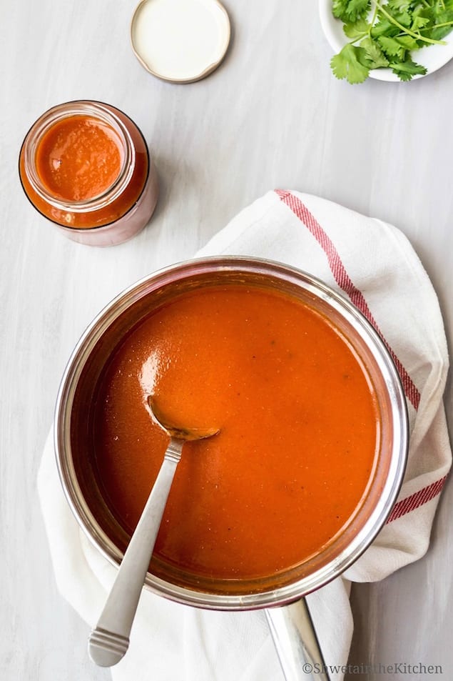 Homemade Red Enchilada Sauce