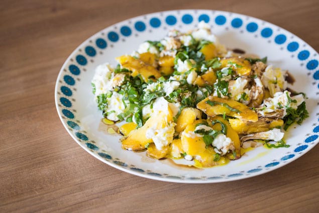 Stone Fruit and Mozzarella Di Buffala Salad