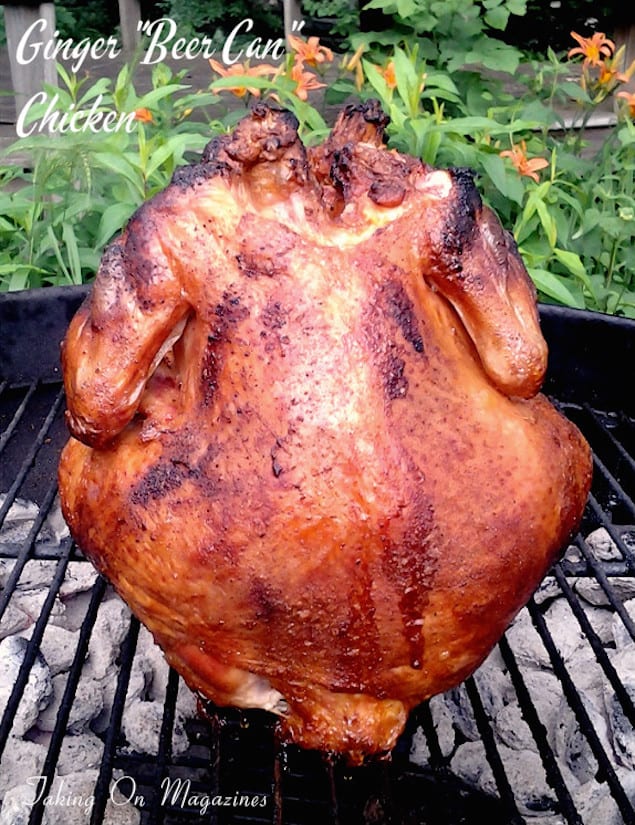 Ginger Beer Can Grilled Chicken