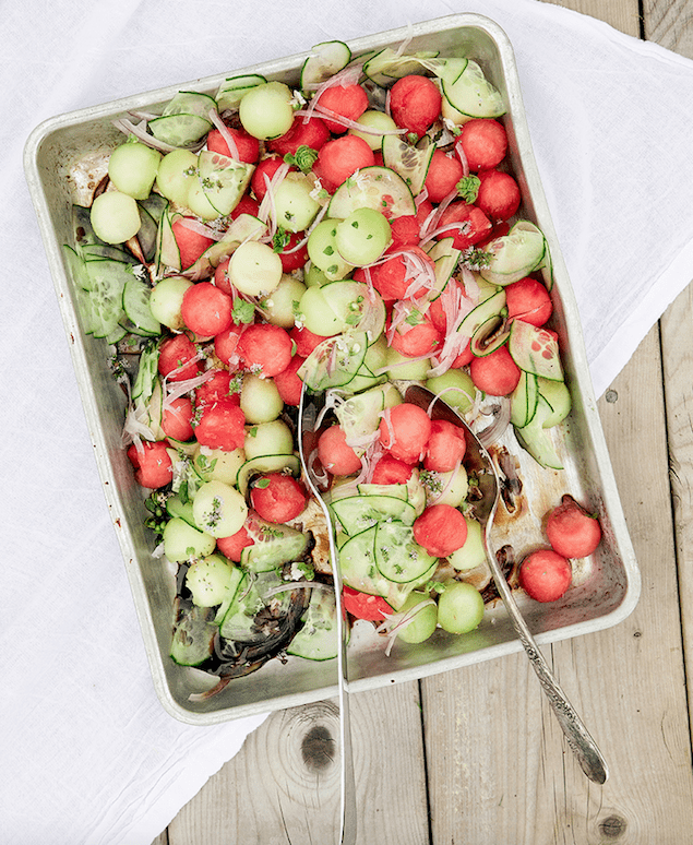 Balsamic and Melon Fruit Salad