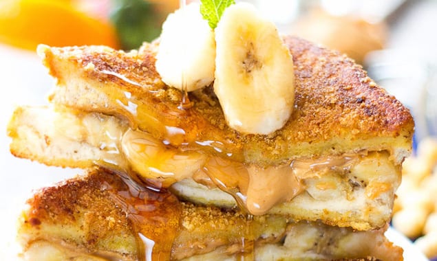 Banana Stuffed French Toast