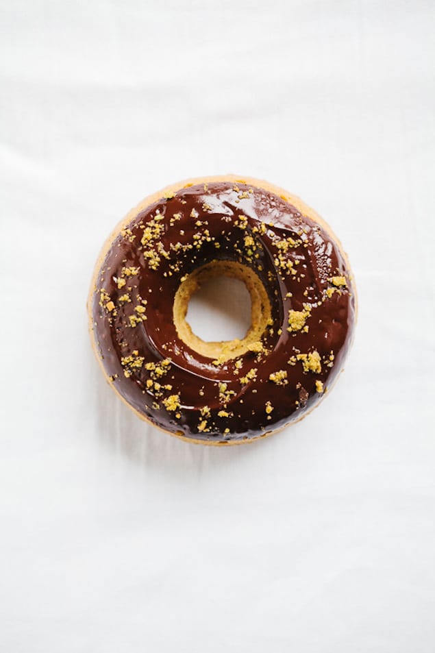 Glazed Pistachio Donuts 