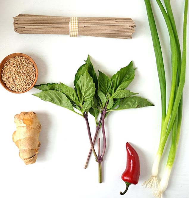 Lime and Sesame Soba Noodles