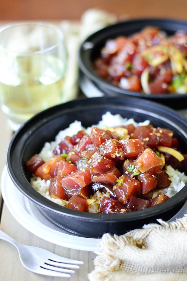 Soy Sauce Ahi Poke Bowl