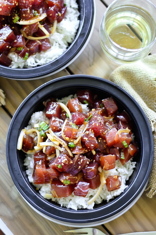 Soy Sauce Ahi Poke Bowl