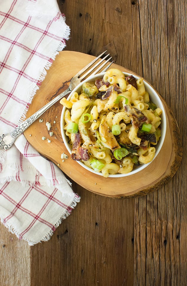 Castello Summer of Blue — Blue Cheese and Brussels Sprout Mac and Cheese