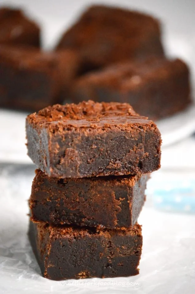 Fudgy Chocolate Hazelnut Brownies