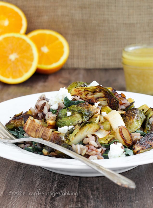 Honey and Orange Roasted Brussels Sprouts