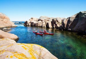 Kayaking in Bohuslan