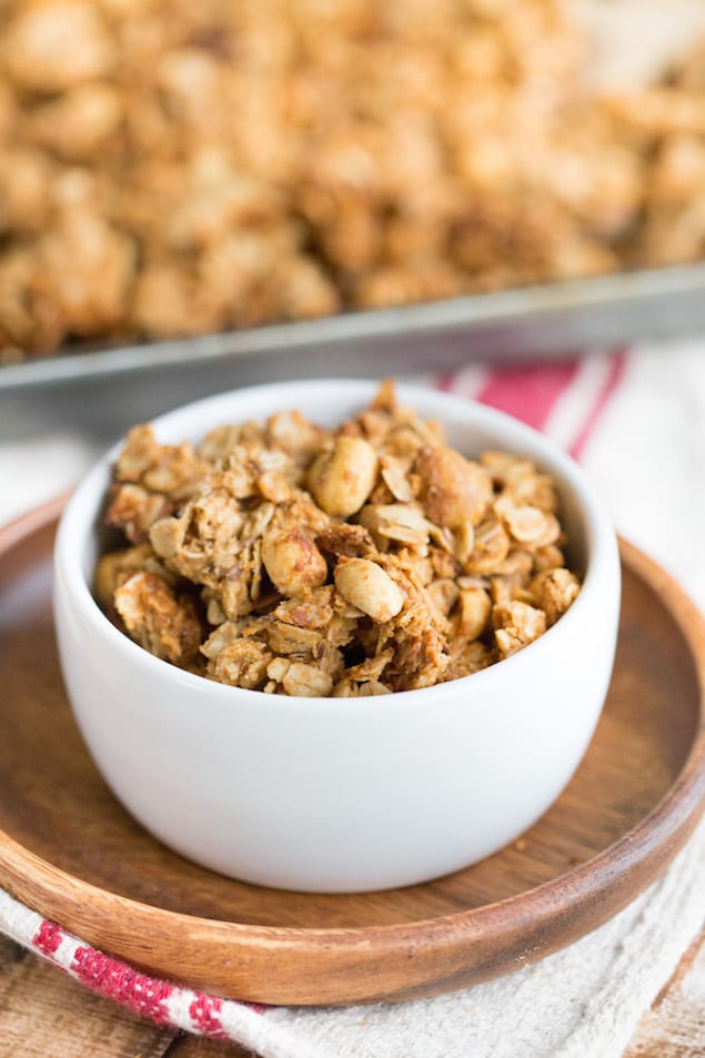 Peanut Butter and Flax Granola