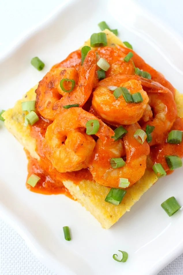 Castello Summer of Blue — Spicy Shrimp and Blue Brie Polenta