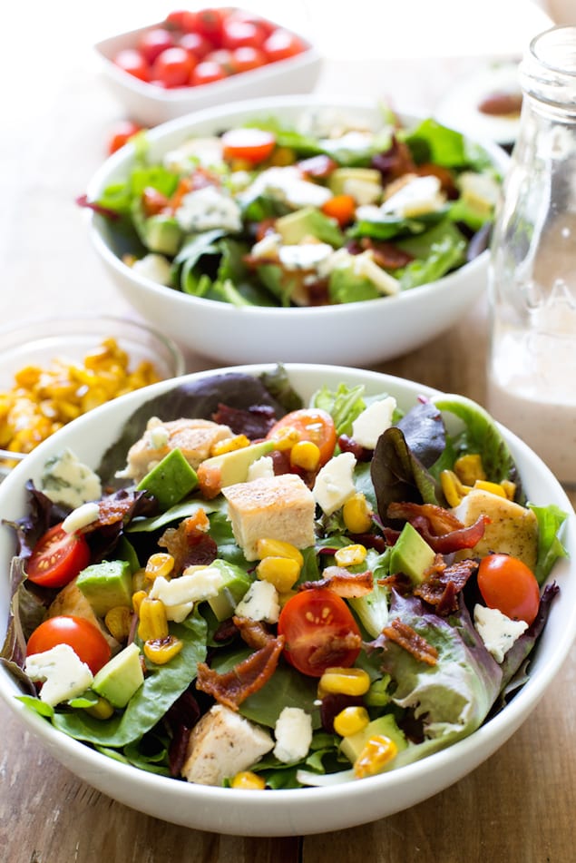 Castello Summer of Blue — Chicken and Blue Cheese Cobb Salad with Spicy Buttermilk Dressing