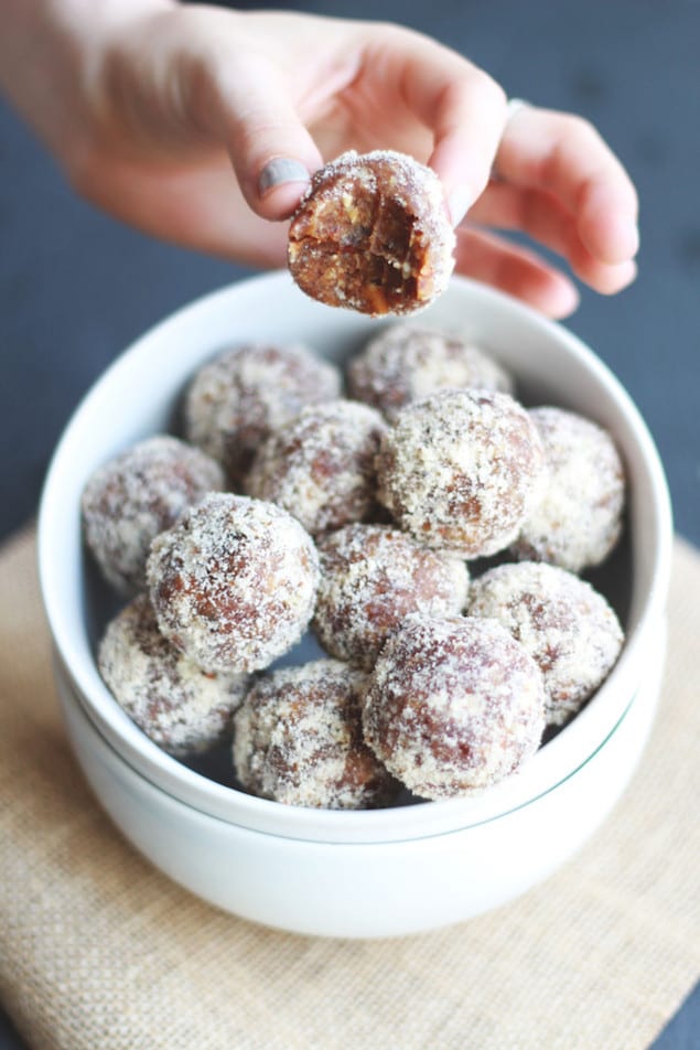 Cinnamon and Nut Date Bites