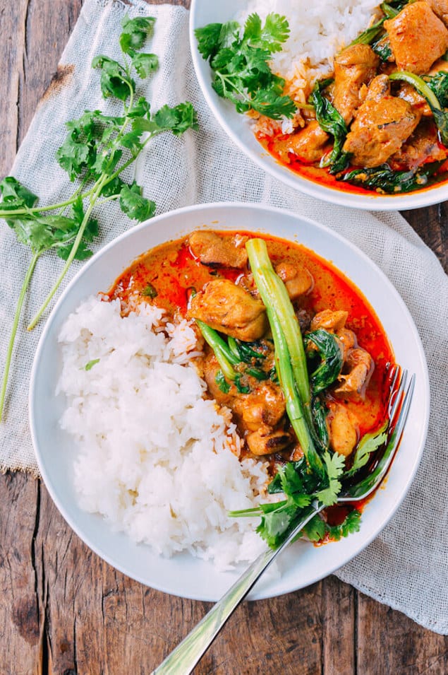 Comforting Chicken in Red Curry