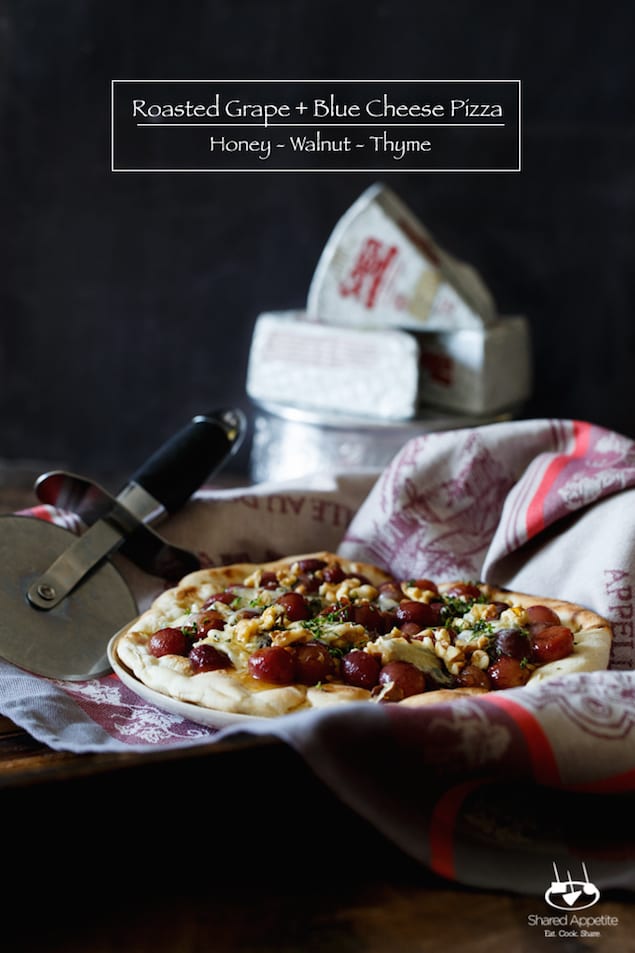 Castello Summer of Blue — Blue Cheese and Roasted Grape Pizza