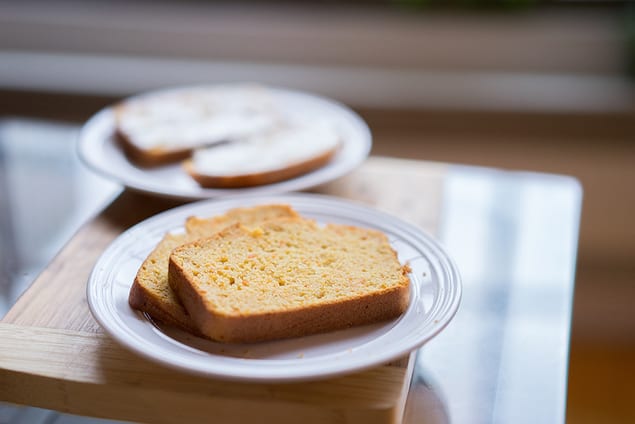 Semolina Carrot Cake with Maple