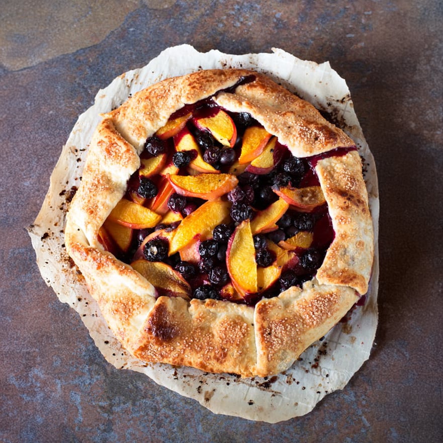 Peach and Blueberry Galette