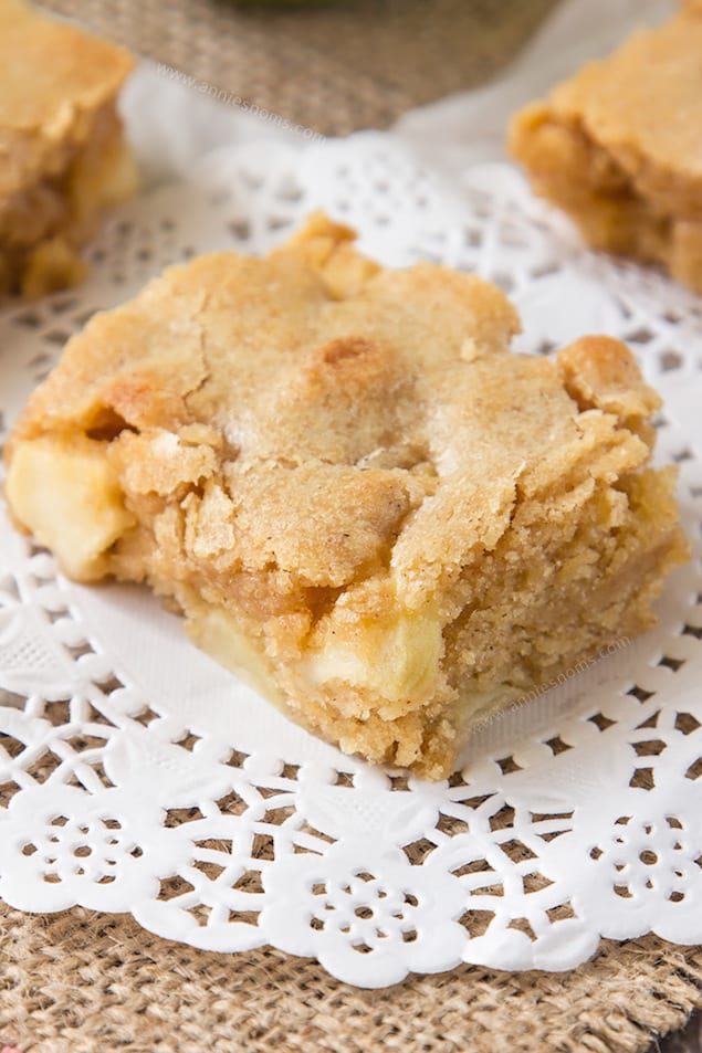 Apple Blondie Bars