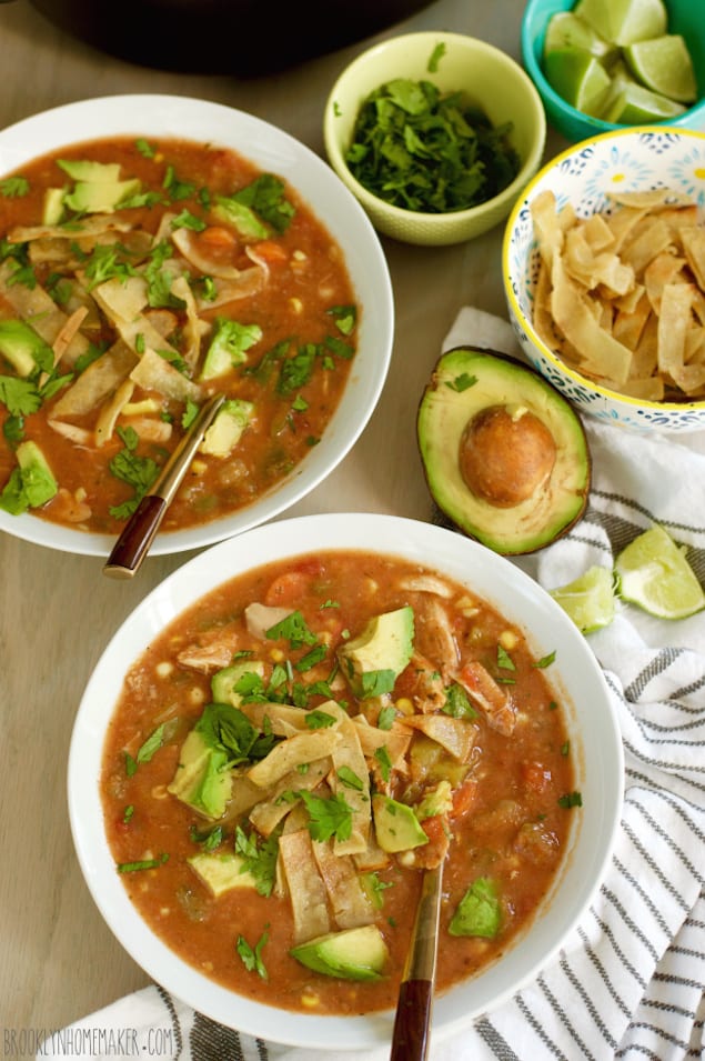 Hearty Chicken Tortilla Soup