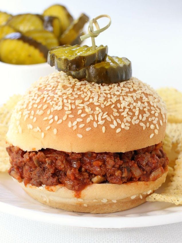 Eggplant Sloppy Joe