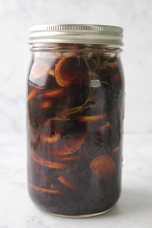 Pickled Apples in Balsamic