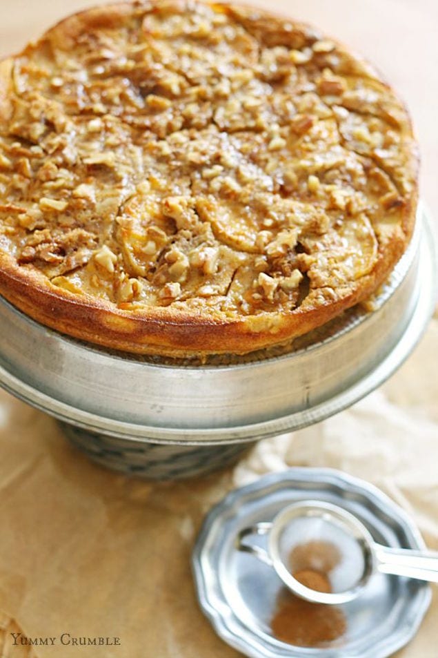 Autumn Clafoutis with Sweet Potato and Apple