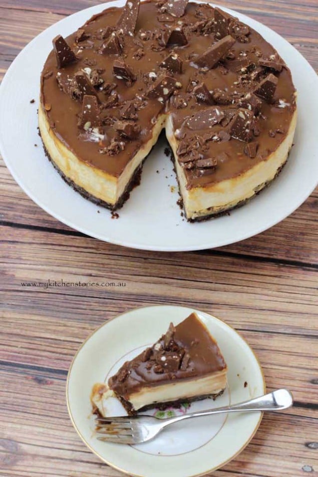 Toblerone Bar Cheesecake