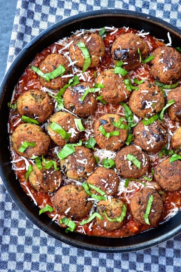 Vegetarian Eggplant Meatballs